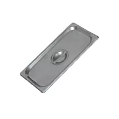 Browne stainless steel socouvercle steam table pan cover, 1/4 size