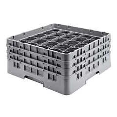 Cambro 36S534151 Glass Rack with 36 Compartments, Grey
