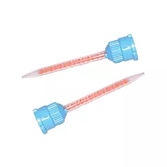 T-Style Mixing Tips for Crown & Bridge, Blue & Orange, 50/bag