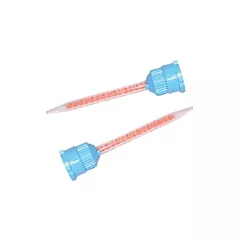 T-Style (3D-MTL-T) Mixing Tips for Crown & Bridge, Blue & Orange, 50/Bag