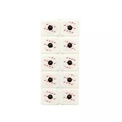 Électrodes de surveillance 3M Red Dot, radiolucides avec abraseur intégré 4 cm x 3,5 cm, 50/sac
