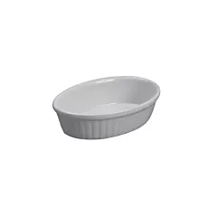 Magnum 9 Oz Oval Baking Dish, White
