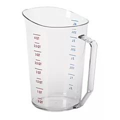 Cambro 400MCCW135 Camwear 4 Qt Pint Clear Measuring Cup