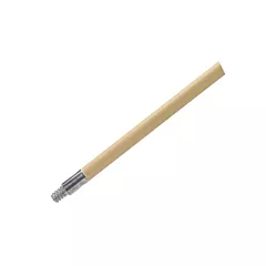 Carlisle wood handle w/ threaded metal tip, 60