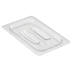 Cambro 40CWCH135 1/4 Size Flat Food Pan Cover, Clear
