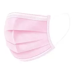 Pink Disposable 3-Ply Face Mask - Box of 50