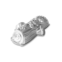 Nordic Ware 9 Cup Buche De Noel Yule Log, Silver