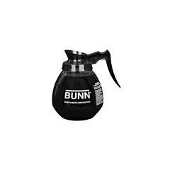 Bunn 1.9 Litre Glass Coffee Decanter, Black Handle(42400.7103)