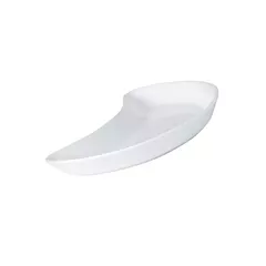 Steelite Simplicity Crescent Salad Plate, White, 8
