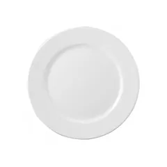 Arcoroc Eternity Plus Wide Rim Plate, White, 8