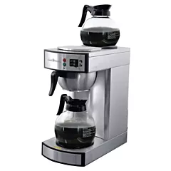 Nella Coffee Maker with 2 Warmers & 2 Glass Decanters