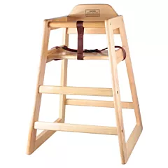 Winco Wooden High Chair, Natural(CHH-101)