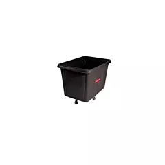Rubbermaid Mobile Cube Truck with 600 Lb Capacity, Black, 48