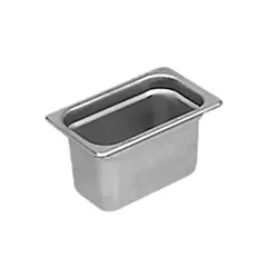 Browne stainless steel steam table pan, 1/6 size, 2.5