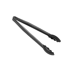Cambro camwear scalloped tongs, noir, 12