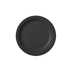 Cambro camwear narrow rim plate, noir, 6.5