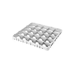 Cambro Camrack Half Drop Extender, 25 Compartment, Gray, 19
