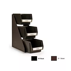 Vollrath Self Serve Condiment Bin Stand with Three Tiers & 3 x 8