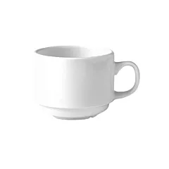Steelite Monaco Stacking Cup, White, 7.5 oz 3DZ - 9001C331 0