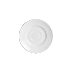 Steelite spyro single well saucer, white, 6.5