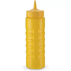Vollrath 32 Oz Wide Mouth Squeeze Bottle, Yellow(4932-08)