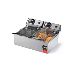Vollrath Twin Electric Fryer, 20lb - 40707 1900/40707