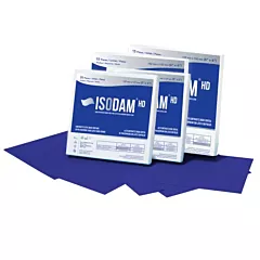 4D Isodam HD Latex Free Polyisoprene Dental Dams, Royal Blue, Standard Pack