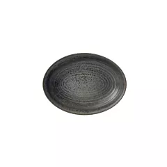 Dudson Evo Granite Deep Oval Bowl, Grey, 65 oz, 12.625