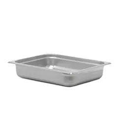 Signaturewares stainless steel steam table pan, half size, 2