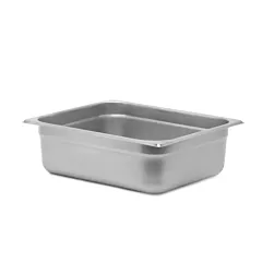 Signaturewares stainless steel steam table pan, half size, 4