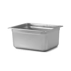 Signaturewares stainless steel steam table pan, half size, 6