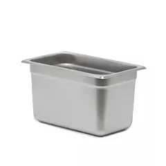 Signaturewares stainless steel steam table pan, 1/4 size, 6