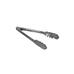 Browne stainless steel utility tongs, 9.5