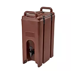 Cambro Camtainer 4.75 Gallon Insulated Beverage Dispenser, Dark Brown(500LCD131)