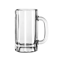 Libbey 16 Oz Paneled Beer Mug Glass 12 /Case