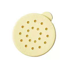 Cambro Camwear Shaker/Dredger Lid, Coarse, Yellow - 96SKRLC4