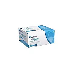 Medicom SafeBasics True Fit Thin Blue Nitrile Gloves 300/box