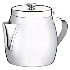 Browne 10 Oz Stackable Teapot, Stainless Steel