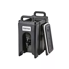 Cambro camtainer insulated beverage container, noir, 2.5 ga