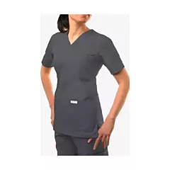 520T - MOBB 6 Pocket Scrub Top-Charcoal-L