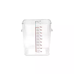 Rubbermaid Square Storage Container 12 Qt, Clear - FG631200C