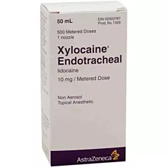 Xylocaine Endotracheal (Lidocaine) Non-Aerosol Spray 10mg Metered Dose 50ml Non-Returnable (VMMC637827)