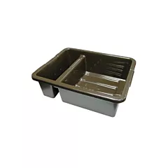 Rubbermaid Dur-X Divided Bus Bin - FG335000BRN 152/FG335000B