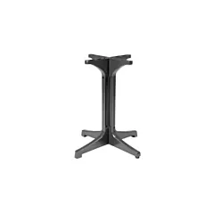 Grosfillex Alpha Resin Small Table Base, Charcoal