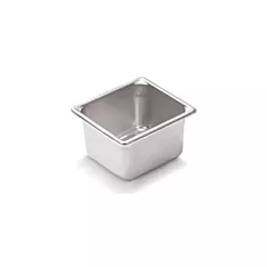 Browne stainless steel steam table pan, 1/6 size, 6
