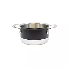 Tablecraft Tri-Ply Induction Sauce Pan w/o Lid, Black, 2 qt