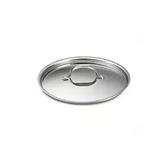 Tablecraft tri-ply fry pan cover w/ handle, stainless, 6 3/