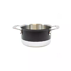 Tablecraft Tri-Ply Induction Sauce Pan w/o Lid, Black, 3 qt