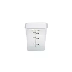 Cambro CamSquare, Poly White, 4 qt - 4SFSP148 025/4sfsp148