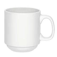 Browne 11.5 Oz Palm Stacking Mug, White, 12 /Case